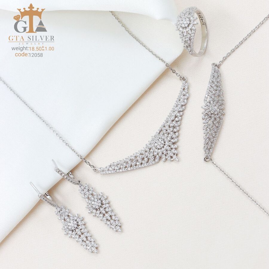 1d51ba55-463b-4c22-804b-5074e06c5337.jpg سرویس نقره میکرو زنجیری کد 12058 - Image 1