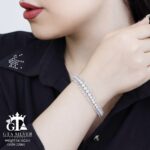 دستبند نقره میکرو کد 22069 - تصویر 2