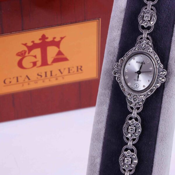 ساعت نقره سما کد 18129 - Image 2