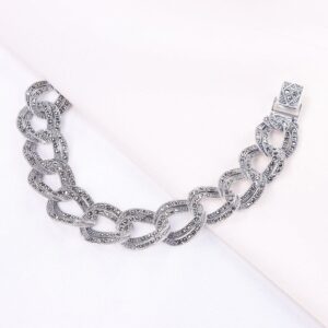 دستبند نقره مارگازیت کد 37006