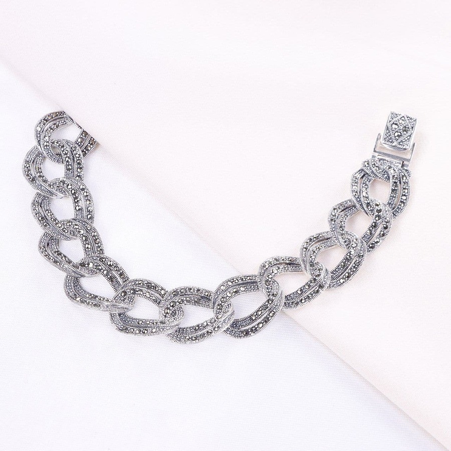 1e0d7d14-5898-4c78-b357-8edb612d8d08.jpg دستبند نقره مارگازیت کد 37006 - تصویر 1