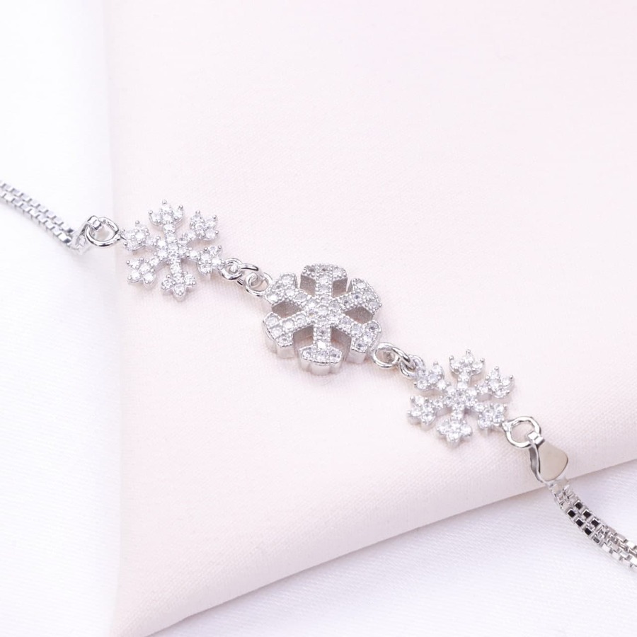 1e9d20db-eb9d-42de-a69b-253431ab9b98.jpg دستبند نقره میکرو طرح دانه برف کد 22036 - تصویر 1