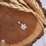 مدال نقره زنانه فلاور میکرو کد 21953 - Image 3