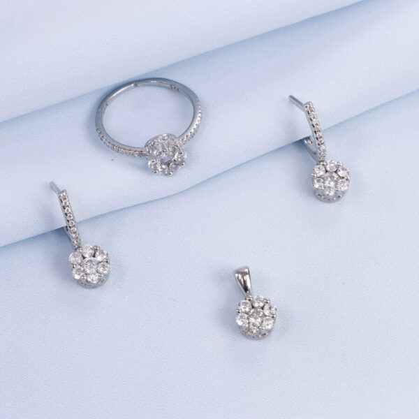 نیم ست نقره میکرو کد 16325 - تصویر 2