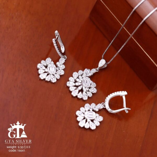 نیم ست نقره میکرو کد 16641 - Image 3