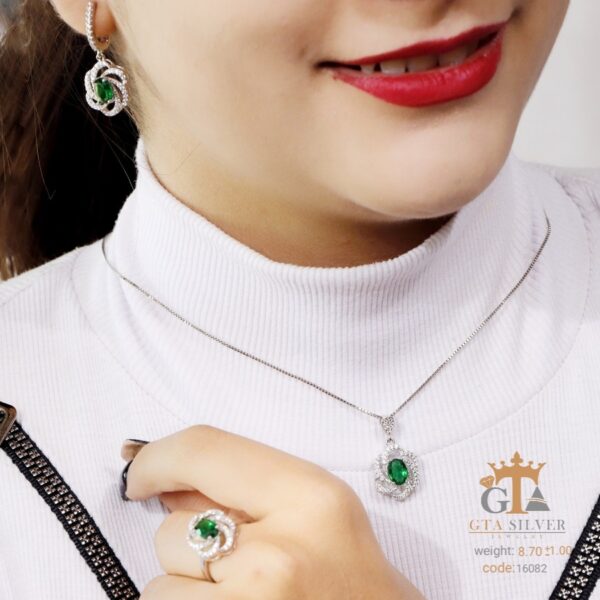 نیم ست نقره میکرو کد 16082 - Image 4