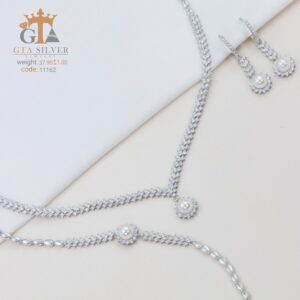 سرویس نقره مارسا مرواریدی کد 11162