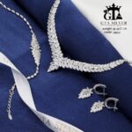 سرویس نقره عروس مشابه طلا سوپر میکرو کد 38004 - Image 3