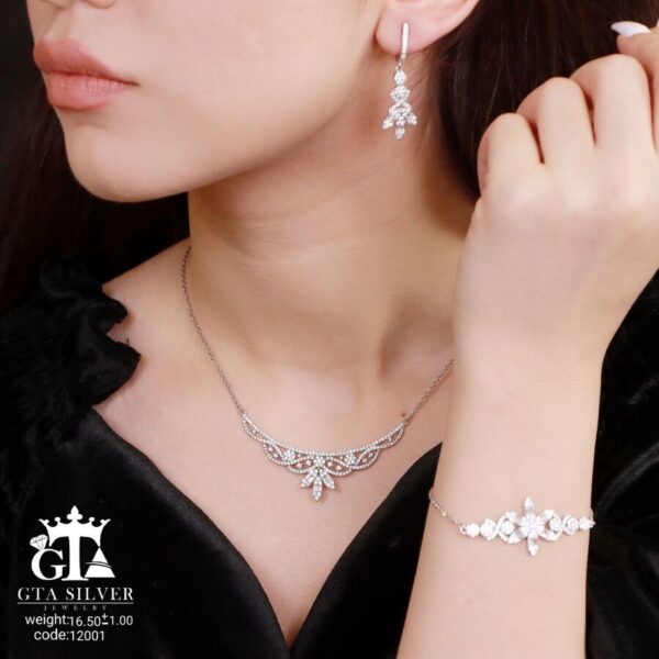 سرویس نقره میکرو زنجیری کد 12001 - Image 2