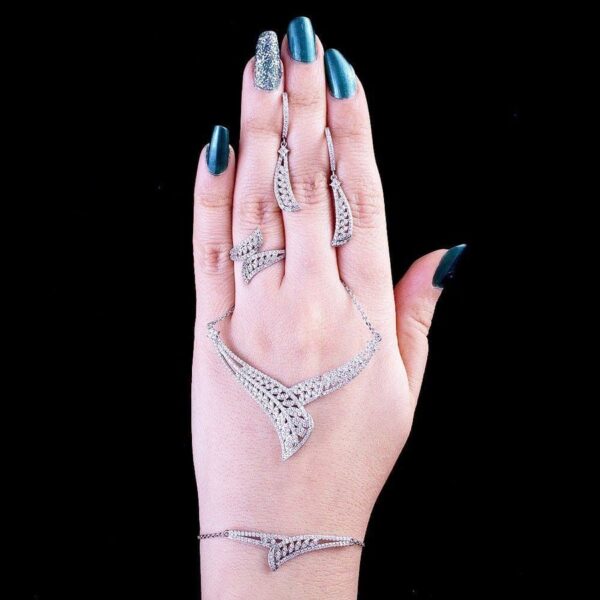 سرویس نقره میکرو زنجیری کد 12064 - Image 2