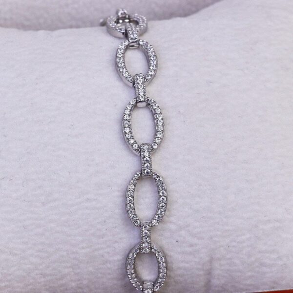 دستبند نقره میکرو کد 22020 - تصویر 3