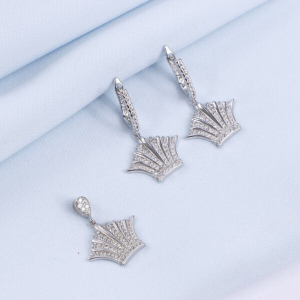 نیم ست نقره میکرو کد 16345 - Image 2