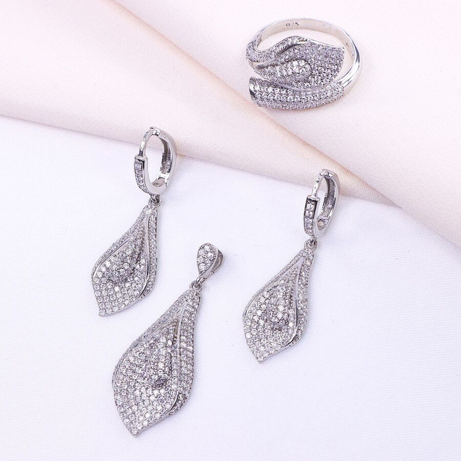 2646bb2a-6cc4-4b94-a757-2e40444edede.jpg نیم ست نقره میکرو کد 16059 - Image 1