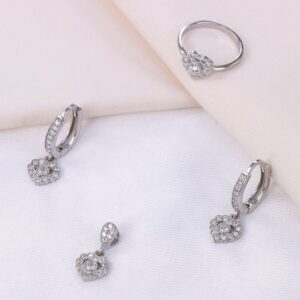 نیم ست نقره میکرو کد 16278