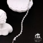 دستبند نقره میکرو کد 22161 - Image 3