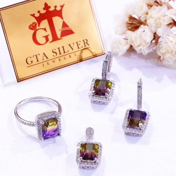 نیم ست نقره میکرو کد 16312 - تصویر 2