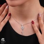 مدال نقره زنانه دختر بادکنکی میکرو کد 21964 - Image 2