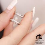 گوشواره نقره میخی میکرو کد 25036 - تصویر 3