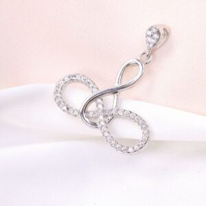 مدال نقره میکرو طرح For Ever کد 21575