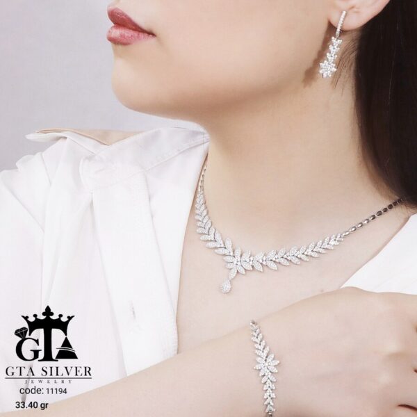 سرویس نقره مارسا طرح فلاور کد 11194 - Image 2