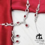 سرویس نقره طرح جواهر میکرو زنجیری کد 12121 - Image 3