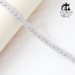 دستبند نقره میکرو کد 22121 - Image 3