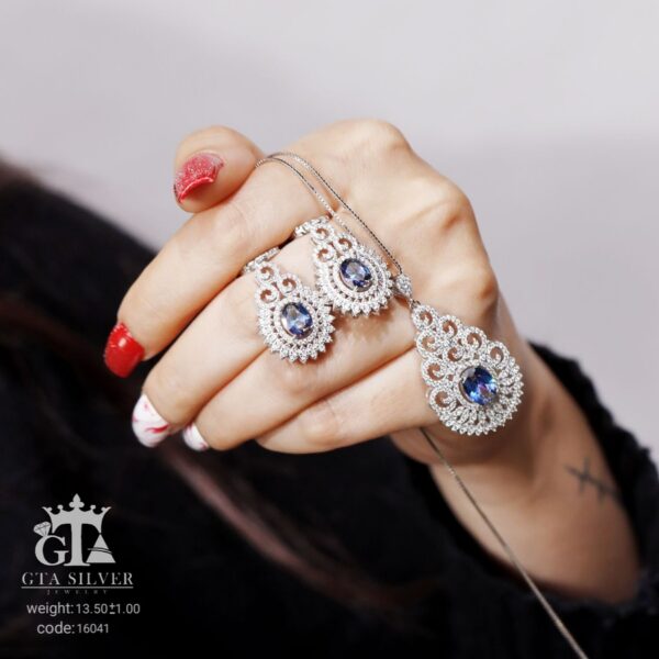 نیم ست نقره میکرو کد 16041 - Image 4