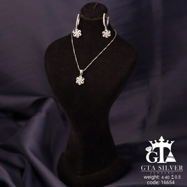 نیم ست نقره میکرو کد 16654 - تصویر 3