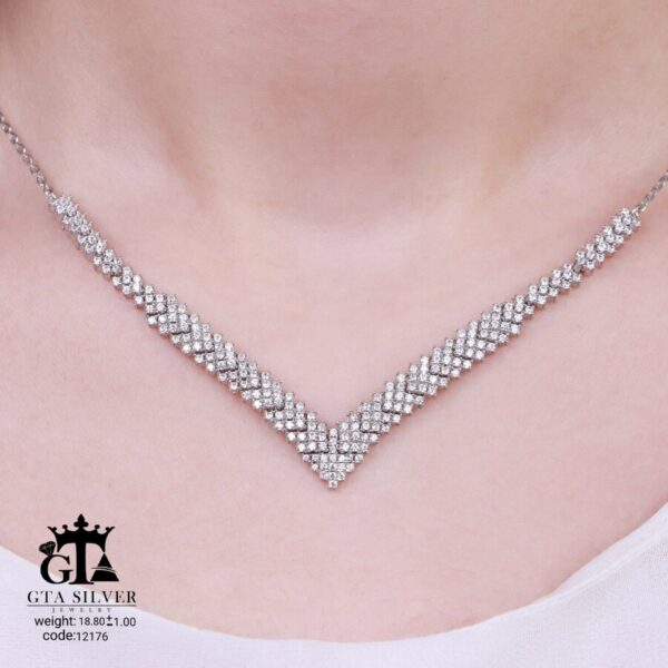 سرویس نقره میکرو زنجیری کد 12176 - Image 3