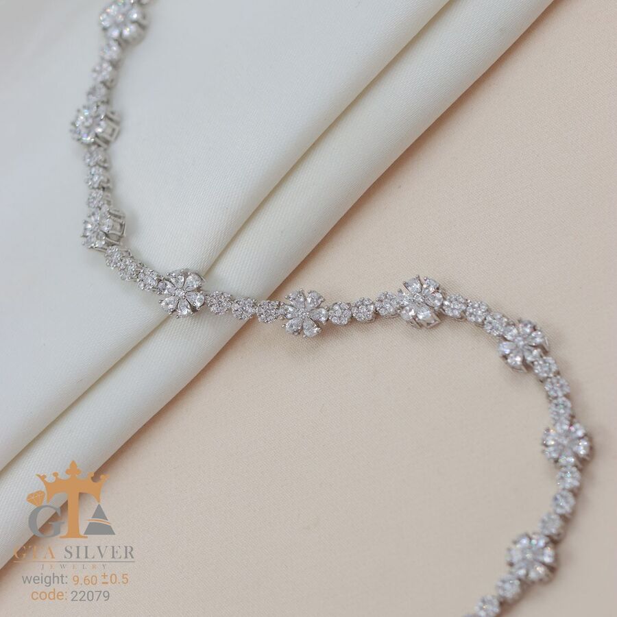 2de2171b-04ca-4105-bfc9-edbcb6b043e3.jpg دستبند نقره میکرو طرح فلاور کد 22079 - تصویر 1