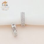 گوشواره نقره میخی میکرو کد 25065