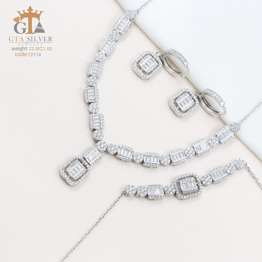 2f0b61bc-b1a9-4f20-9a49-3e13f10a4671.jpg سرویس نقره میکرو زنجیری کد 12174 - Image 1