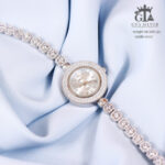 ساعت نقره جواهری روکش رادیوم کد 19137 - Image 4