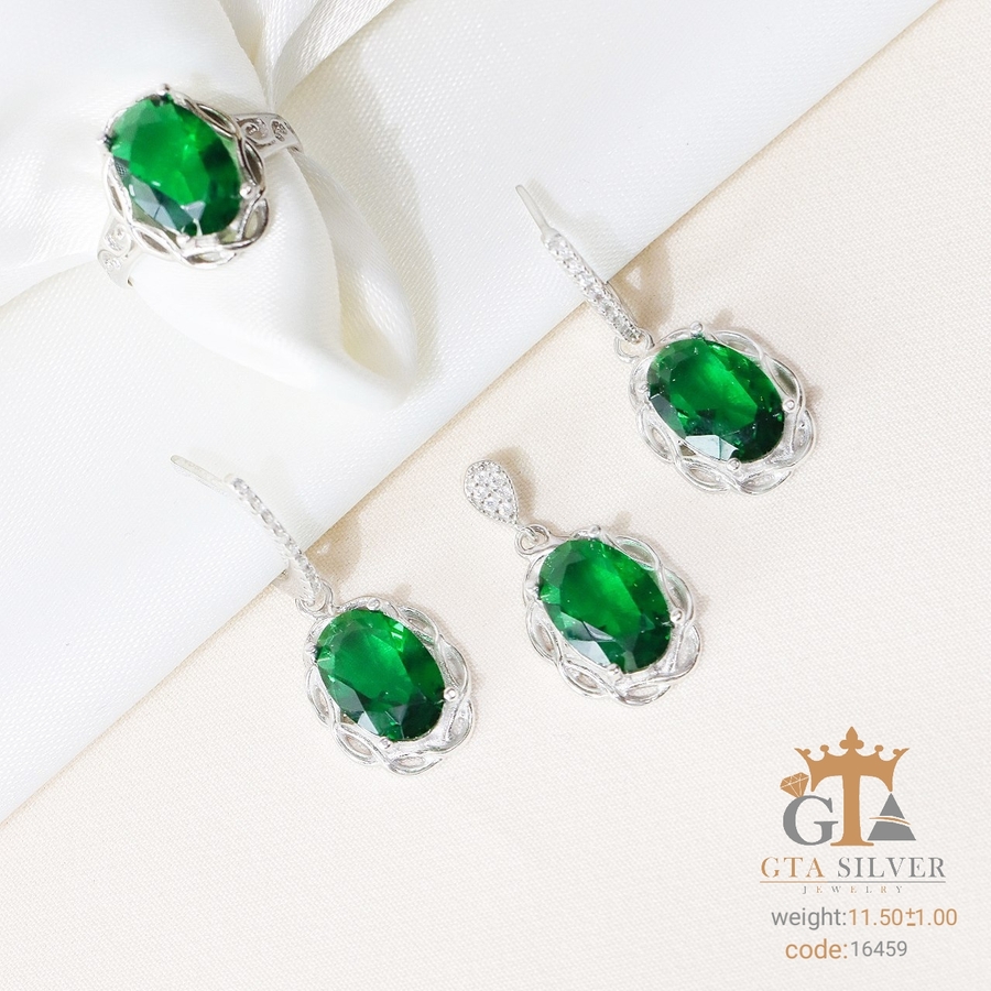 305605ef-58c8-4571-9f3e-b24e2b423572.jpg نیم ست نقره میکرو کد 16459 - Image 1