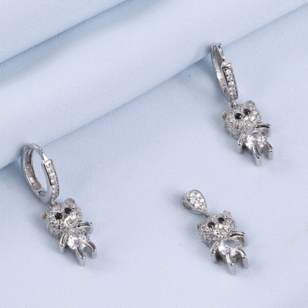 نیم ست نقره میکرو کد 16339 - Image 2