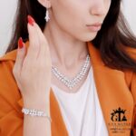 سرویس نقره نگین سبز مارسا کد 11211 - تصویر 2