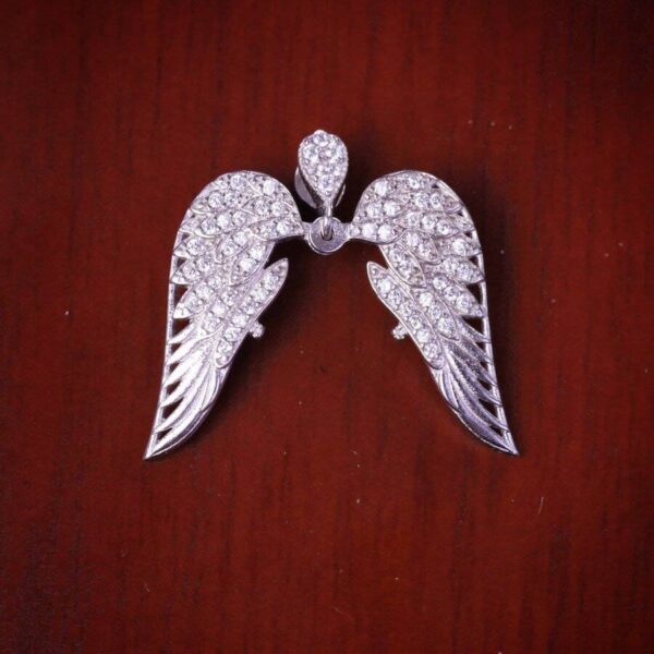 مدال نقره میکرو طرح بال کد 21453 - Image 3