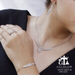 سرویس نقره میکرو زنجیری کد 12091 - تصویر 2