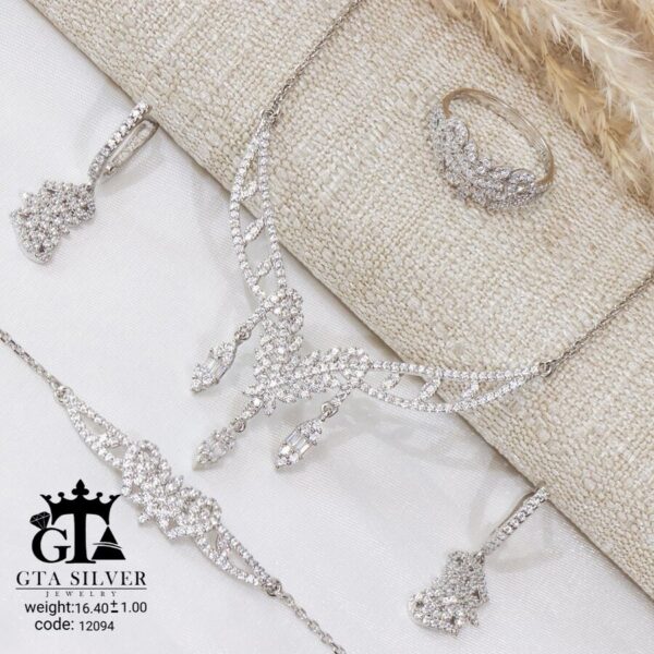 سرویس نقره میکرو زنجیری کد 12094 - Image 3