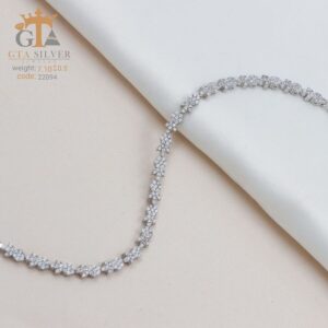 دستبند نقره میکرو کد 22094