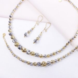 سرویس نقره گوی تراش دار کد 36002