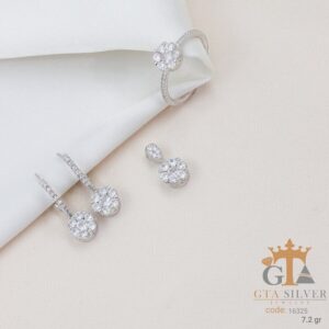 نیم ست نقره میکرو کد 16325