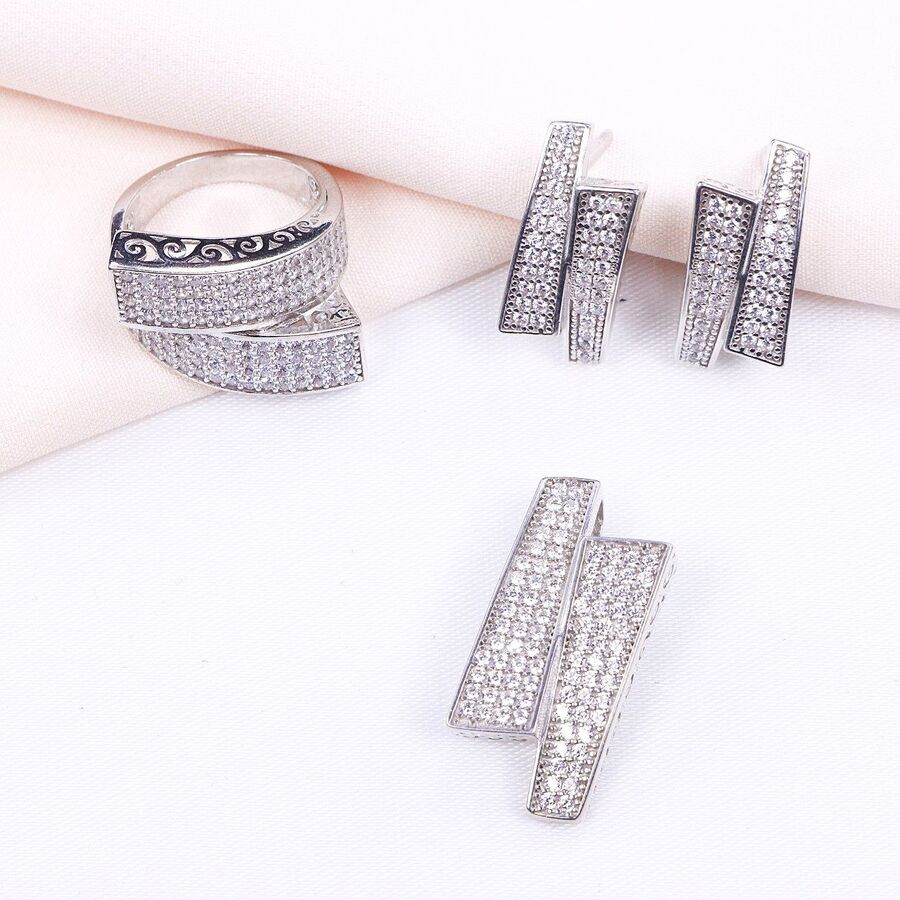 35697609-3bf4-4b79-9e31-fc85d5f46785.jpg نیم ست نقره میکرو کد 16143 - Image 1