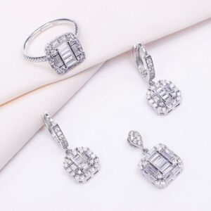 نیم ست نقره میکرو کد 16091