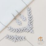 سرویس نقره زنانه طرح برگ زیتون مدل میکرو زنجیری کد 12149