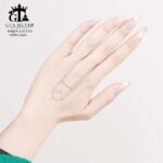 گردنبند نقره زنانه مدل زنجیری دو لایه رادیوم کد 21899 - Image 3