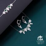 سرویس نقره طرح جواهر میکرو زنجیری کد 12141 - Image 3