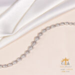 دستبند نقره میکرو کد 22066