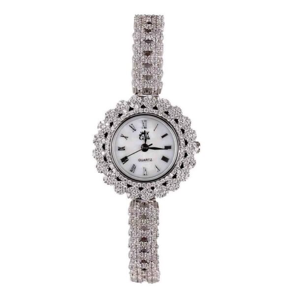 ساعت نقره GTA طرح فلاور کد 19092 - Image 3