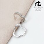 گوشواره نقره میخی میکرو کد 25043 - Image 4